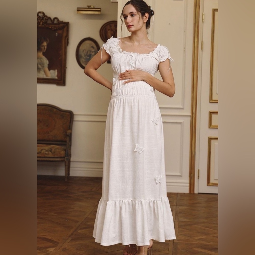 Elegant White Off-Shoulder Dress